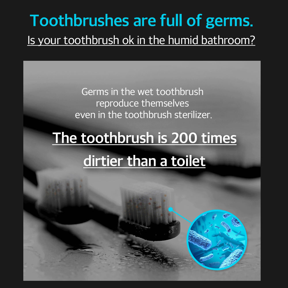 Clean'd T-Dryer Toothbrush Holder - Coolean