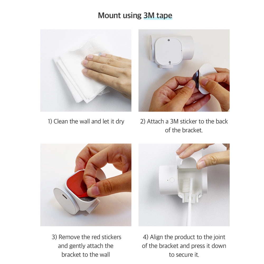 Clean'd T-Dryer Toothbrush Holder - Coolean