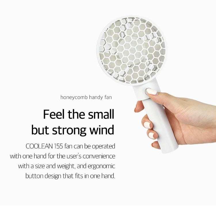 Honeycomb Faced Panel Handy Mini Fan with Cradle - Coolean