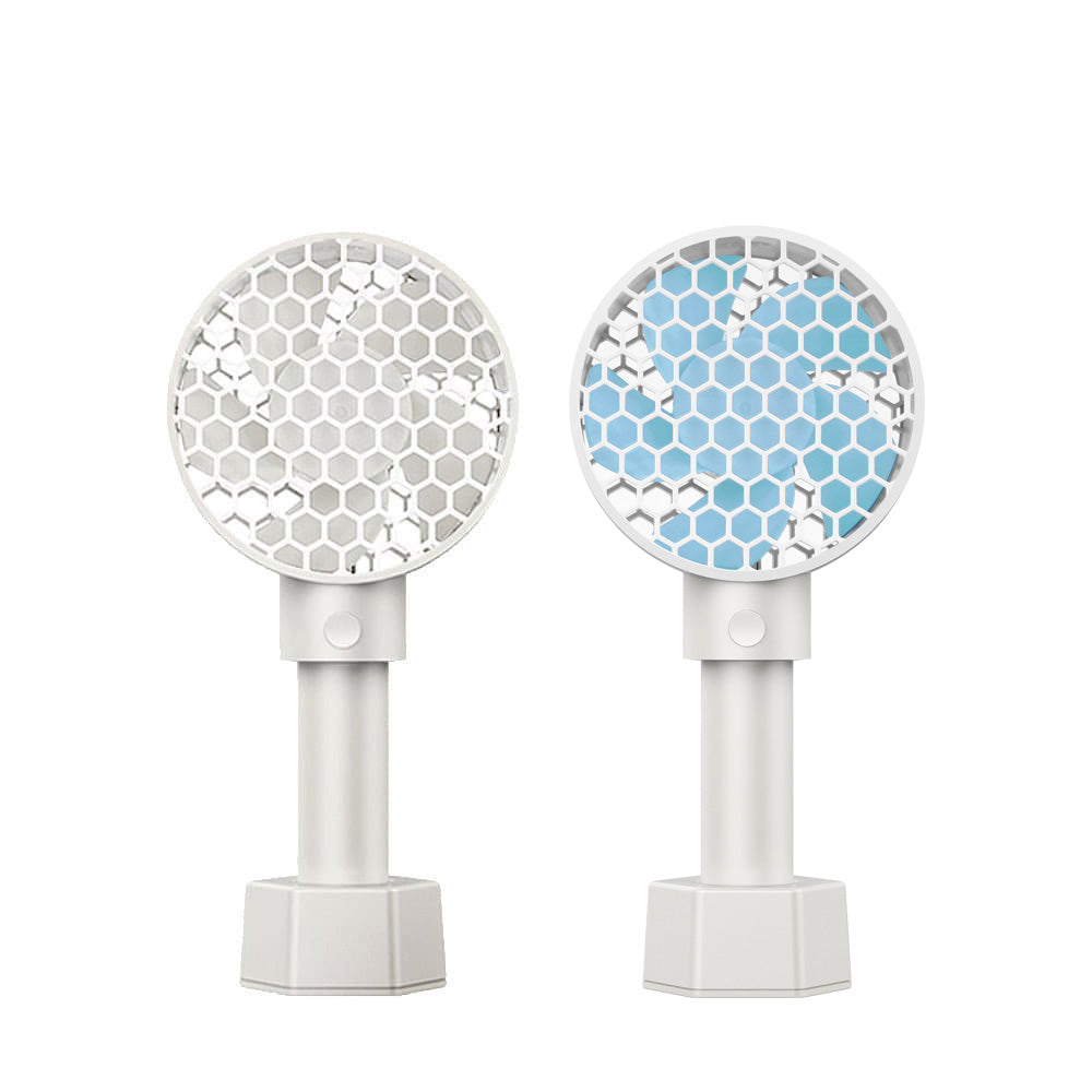 Honeycomb Faced Panel Handy Mini Fan with Cradle - Coolean
